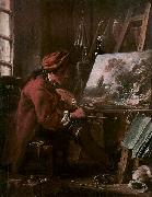 Francois Boucher Le Peintre dans son atelier painting